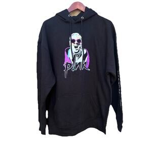 P!NK Hoodie Mens Large Black Summer Carnival Tour 2023 Graphic Pullover Concert